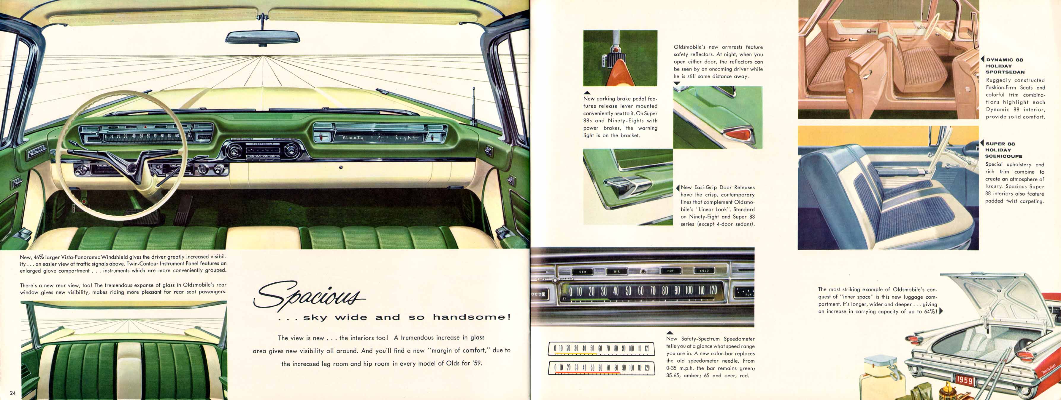 1959 Oldsmobile Motor Cars Brochure Page 14